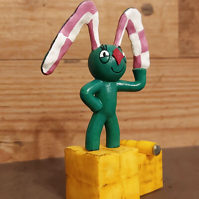 Bunny with the chequered ears kockásfülű nyúl