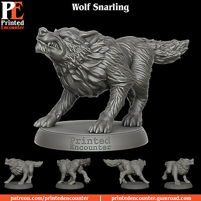 Wolf Snarling 2