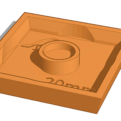 20mm square base Magnetic