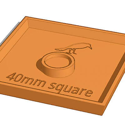 40mm square base Magnetic