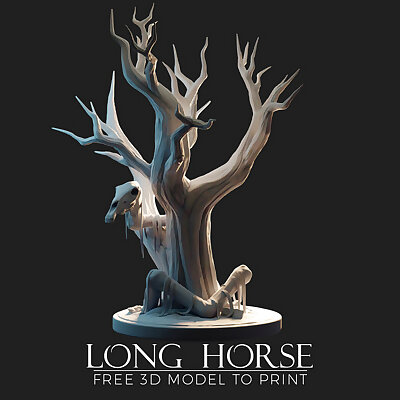 Long Horse sculpt for 3D print