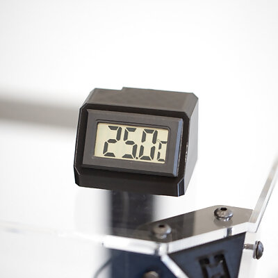 Digital Thermometer Mount For 3D Printer Enclosure