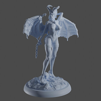 Lilith the unhinged succubus clothed