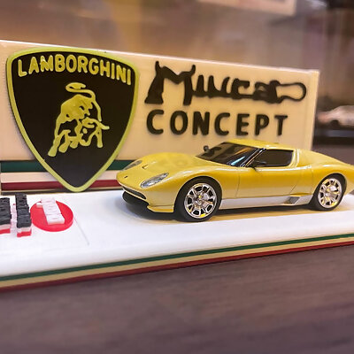 Kyosho Lamborghini Miura Concept Display Base
