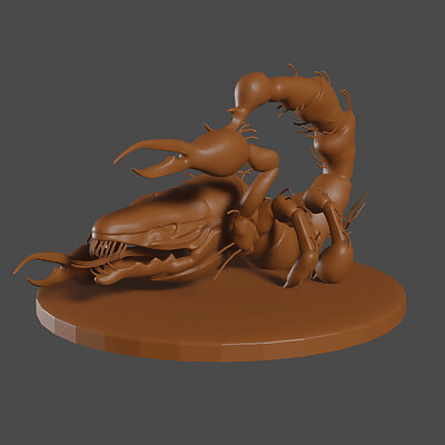 Final Fantasy inspired Scorpion Tabletop DnD miniature