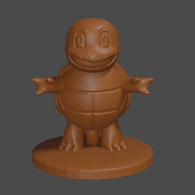 Pokemon inspired Squirtle Tabletop DnD miniature