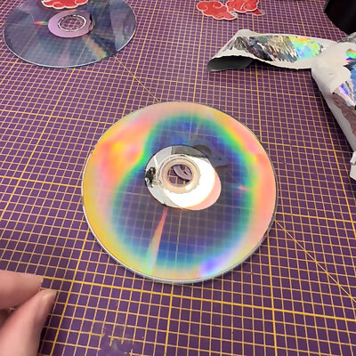 Forme dun CD  Impression 3D Holographique à partir dun CD effet dillusion optique