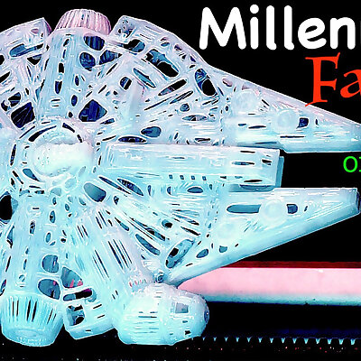Millennium Falcon Wireframe for torture test