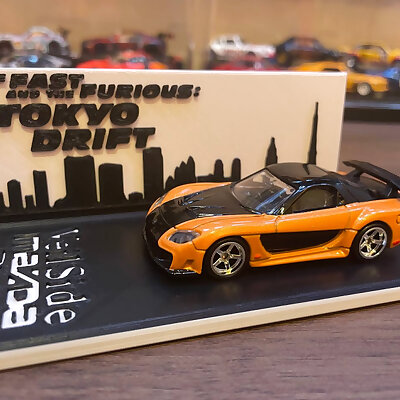 Tomica Veilside Mazda RX7 Fast and the Furious Tokyo Drift Theme