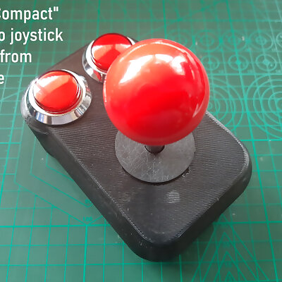 The Compact Retro joystick made from arcade parts
