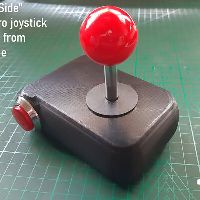 The Side Retro joystick made from arcade parts
