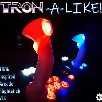 Tron Arcade Digital Flightstick V10
