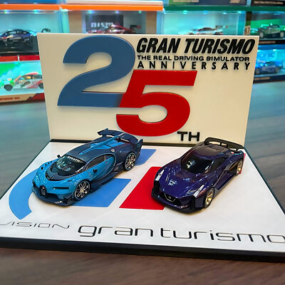 Dual 164 Gran Turismo 25th Anniversary Theme Display