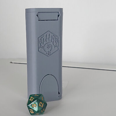 Compact Rounded Dice Tower  Box