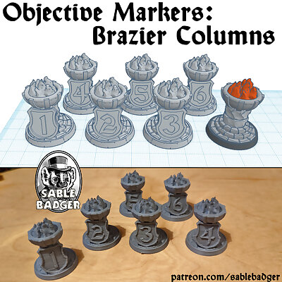 Objective Markers  Brazier Columns