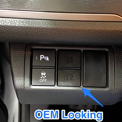 Honda Civic X Garage Controle Buttons