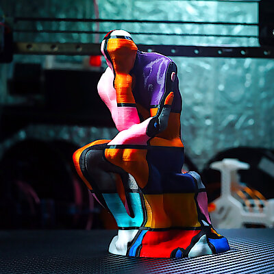 The Thinker multicolor support free remix for ERCF MMU Palette