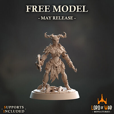 Warrior Forest Elf Modular FREE MODEL Presupported