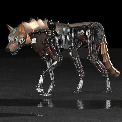 Wolf mechanical robot