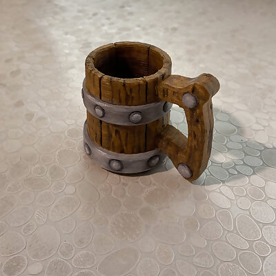 Wooden old cup