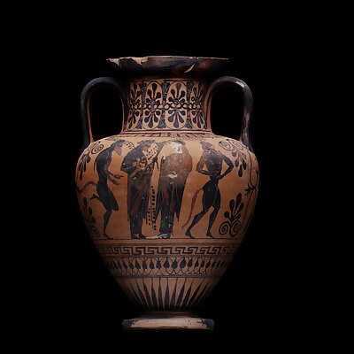 Athenian amphora by Antimenes