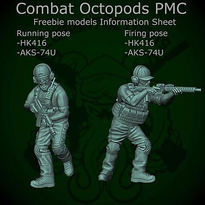 Combat Octopods PMC  Freebie models