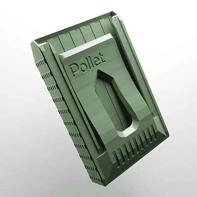 Pollet  3d printed rugged and slim wallet