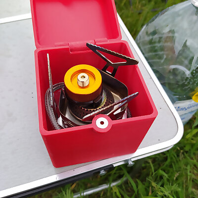 Case for a camping gas burner