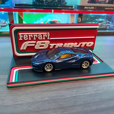 Tomica Ferrari F8 Tributo Display Base
