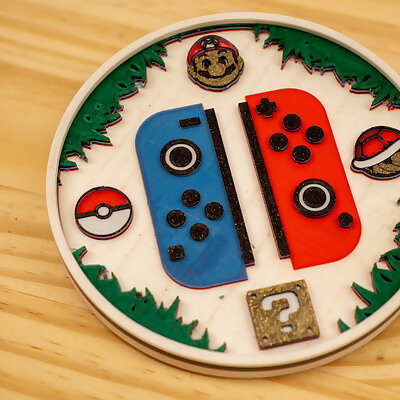 Nintendo Swith MultiColor Coaster