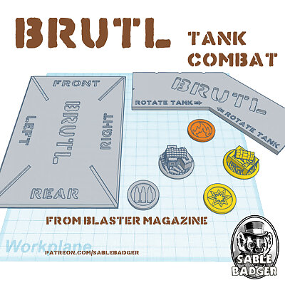 BRUTL  Templates Base and Tokens for the awesome tank game