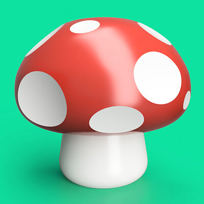Mushroom Pen Holder 3D print model