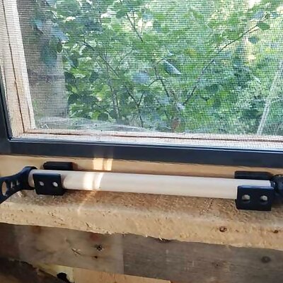 Awning windows push rod and screen clips
