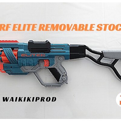 Nerf Elite Removable Stock