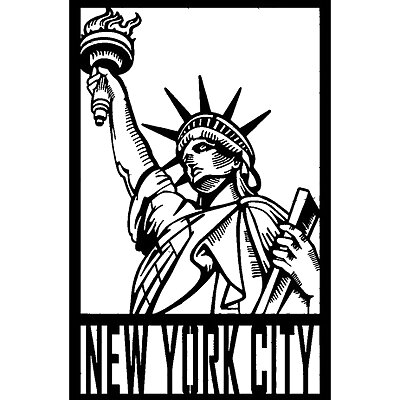 2D New York stencil