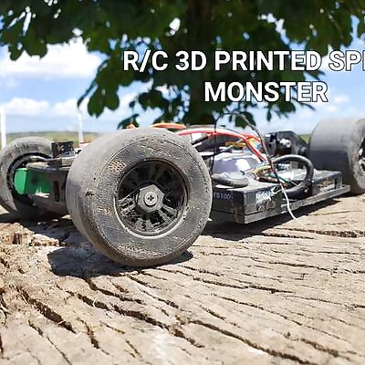 Fully 3D Printed RC Car