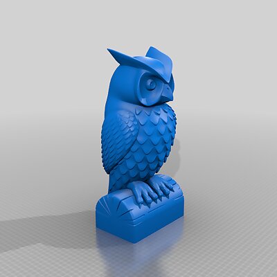 Owl with 4x4 post inset
