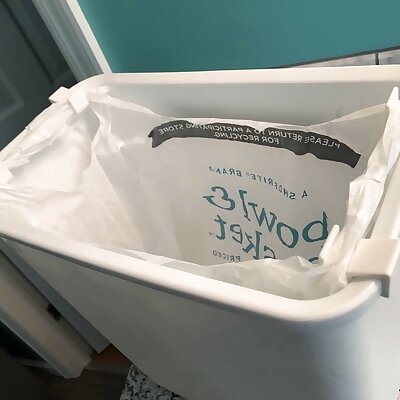 Grocery Bag Hanger for Waste Basket