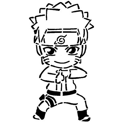 Naruto stencil 3
