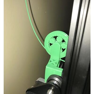 Ender 3 Pro Filament Guide with Gear Bearing