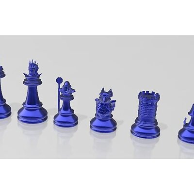 Fantasy Chess Set