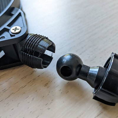 ball joint adapter for pc fan mount with suction cup