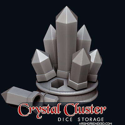 Crystal Cluster  Dice Storage