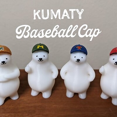 KUMATY  Polar Bear in a Baseball Cap