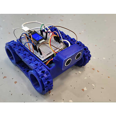 MiniBot with tracks inspired by SMARS