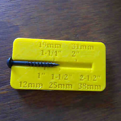 Screw gauge for pocket hole jig  Milescraft and Wolfcraft
