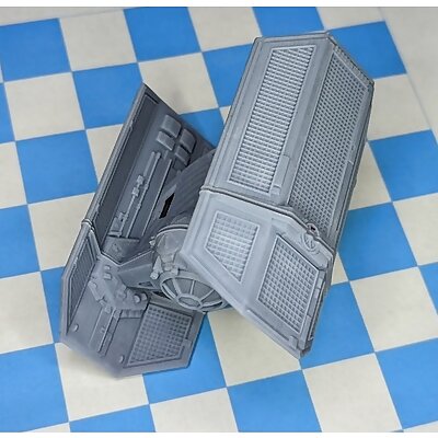 TIE fighter halves for small resin printer