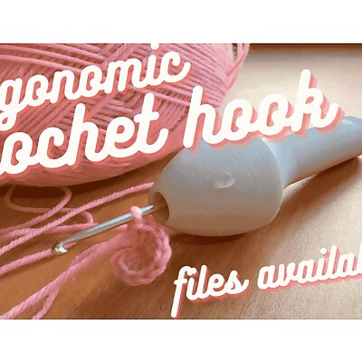 Ergonomic Crochet Hook