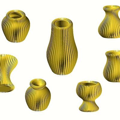 Customizable Bezier vase