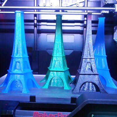 Multi Sided Eiffel Style Vases